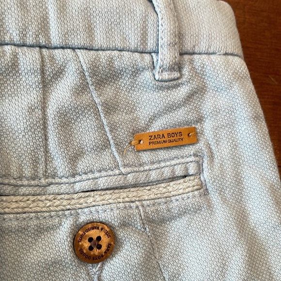 Zara Delicate Knit Baby blue shorts - Picture 9 of 9